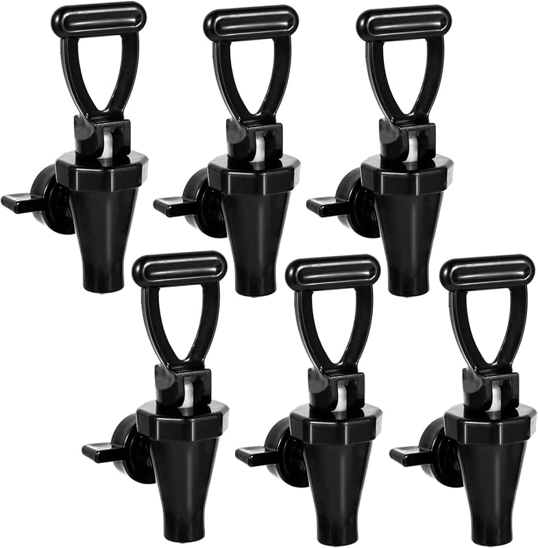 Kit grifo 6 pzas para dispensador té con tuercas y anillos