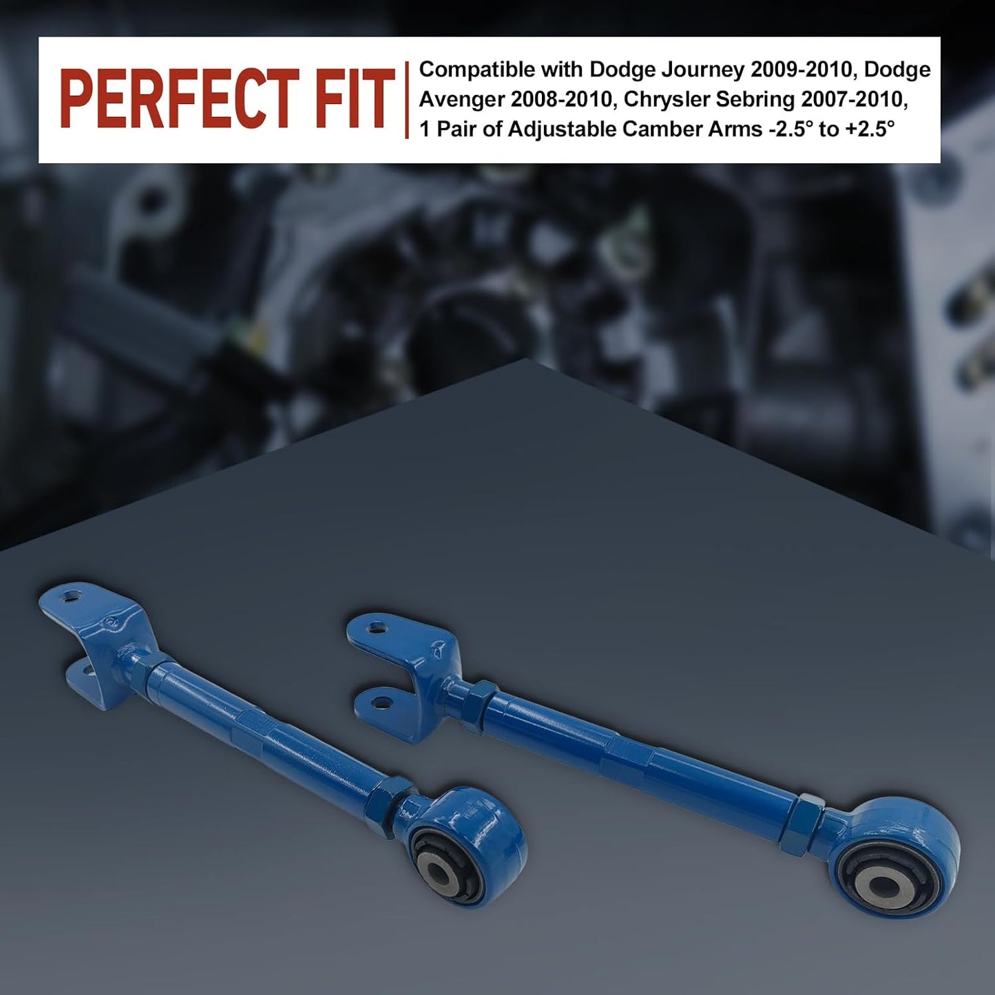 Kit 2 Brazos Camber Ajustables para Dodge Journey 09-10