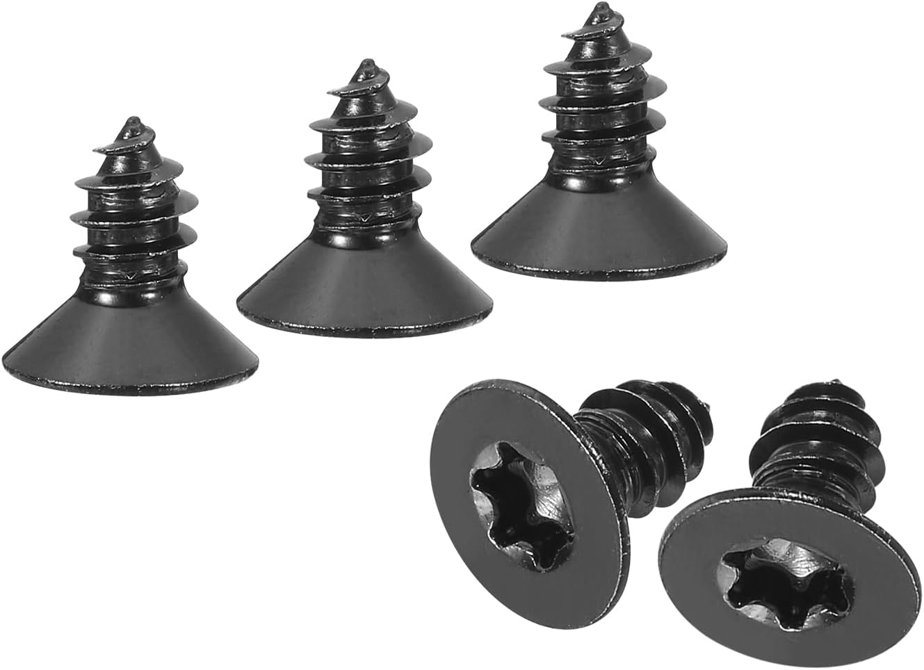 60 Pzas tornillos Torx M6x12mm acero inox 304 antirrobo