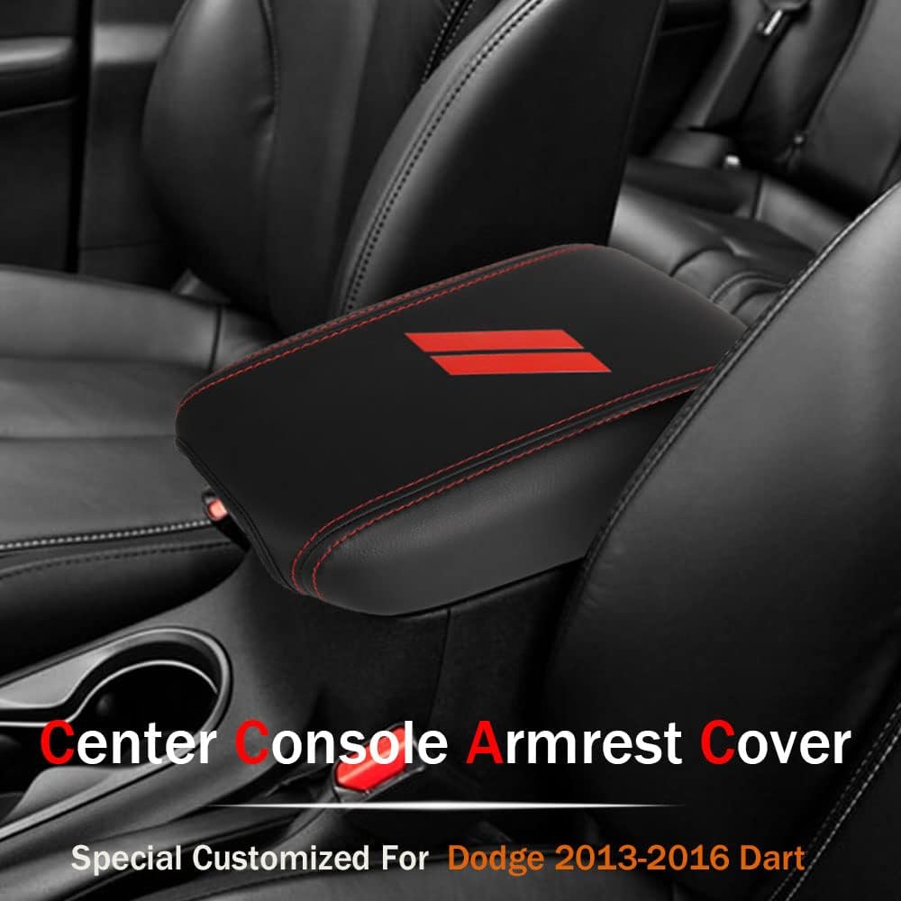 Funda reposabrazos consola Dodge Dart 13-16 piel