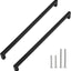20 Tiradores Acero Inox 13" Negro Mate