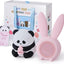 Luz nocturna panda regulable tactil para bebe con 7 colores