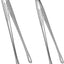 2 Pinzas Cocina Acero Inox 11x9.45pulg Barbacoa