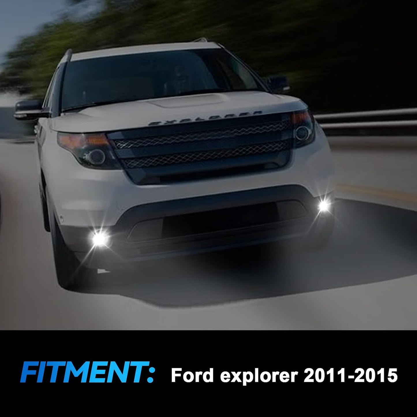 Ensamble luces antiniebla LED comp Ford Explorer 1 par