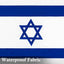 Bandera Israel 2x3ft con ojales latón para exterior