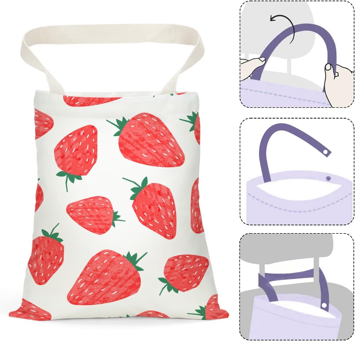 Bolsa basura para auto impermeable organiz. asiento trasero