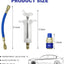 Kit inyector aceite y tinte 1oz acoplador rápido SAE 1/4"