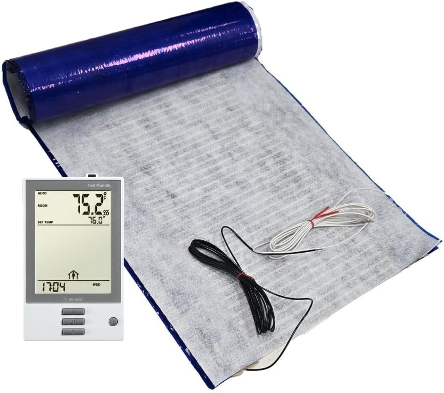 Kit calefacción radiante suelo azulejos 3x10pies con