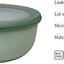 Cuenco Almacenar Servir Alimentos con Tapa 11oz Azul