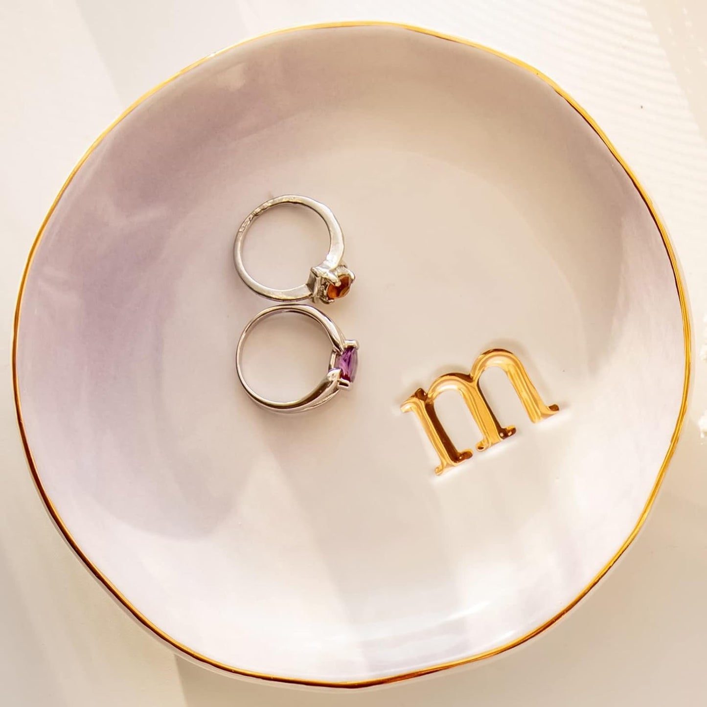 Bandeja cerámica para joyas regalo mujer