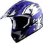 Casco motocross niño color negro