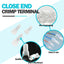 100 Pzas Conectores Terminal Crimpado 12-10AWG Nylon CE5