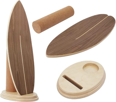Tabla equilibrio estilo surf entrenamiento en casa con rueda