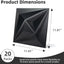 Paneles 3D PVC para decorar paredes sala dormitorio