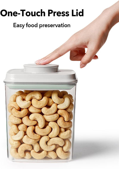 Juego recipientes herméticos 2.8 y 4.2qt con cuchara apilables
