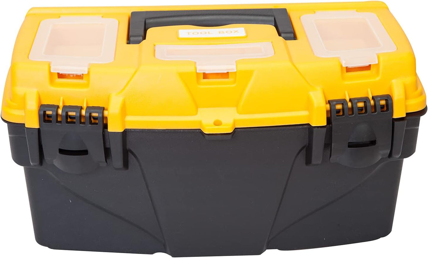 Caja herramientas plástico 15.5" bandeja extraible negro