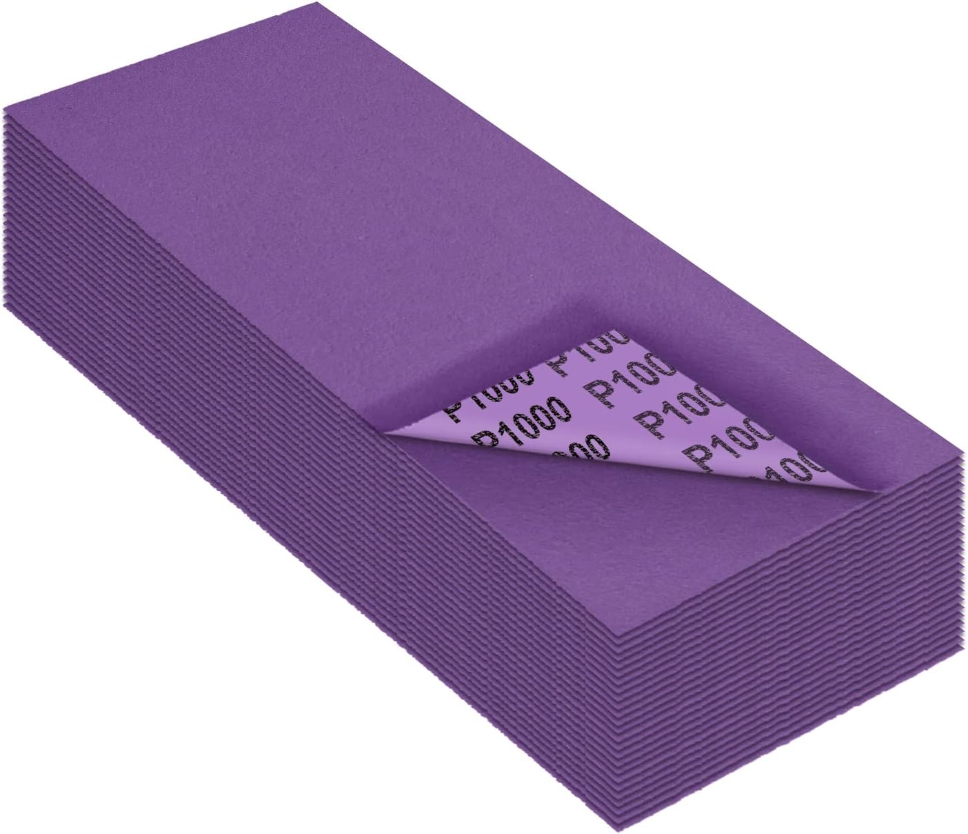 Papel lija grano 1000 para madera metal y automotriz 9x3.6