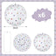 6 Linternas papel decoración aula bohemia faroles colgantes