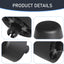 2 Tapones Capó Jeep Wrangler JK 07-17 Muelle Goma Negro