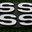 4 Emblemas Frontales Metal 3D para Chevelle SS72 Cromado