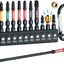 Juego brocas enchufe cuadrado S2 acero 1/4 pulg caja