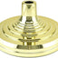 Soporte bandera 2 pzas comp asta 1.3/1.1" color dorado