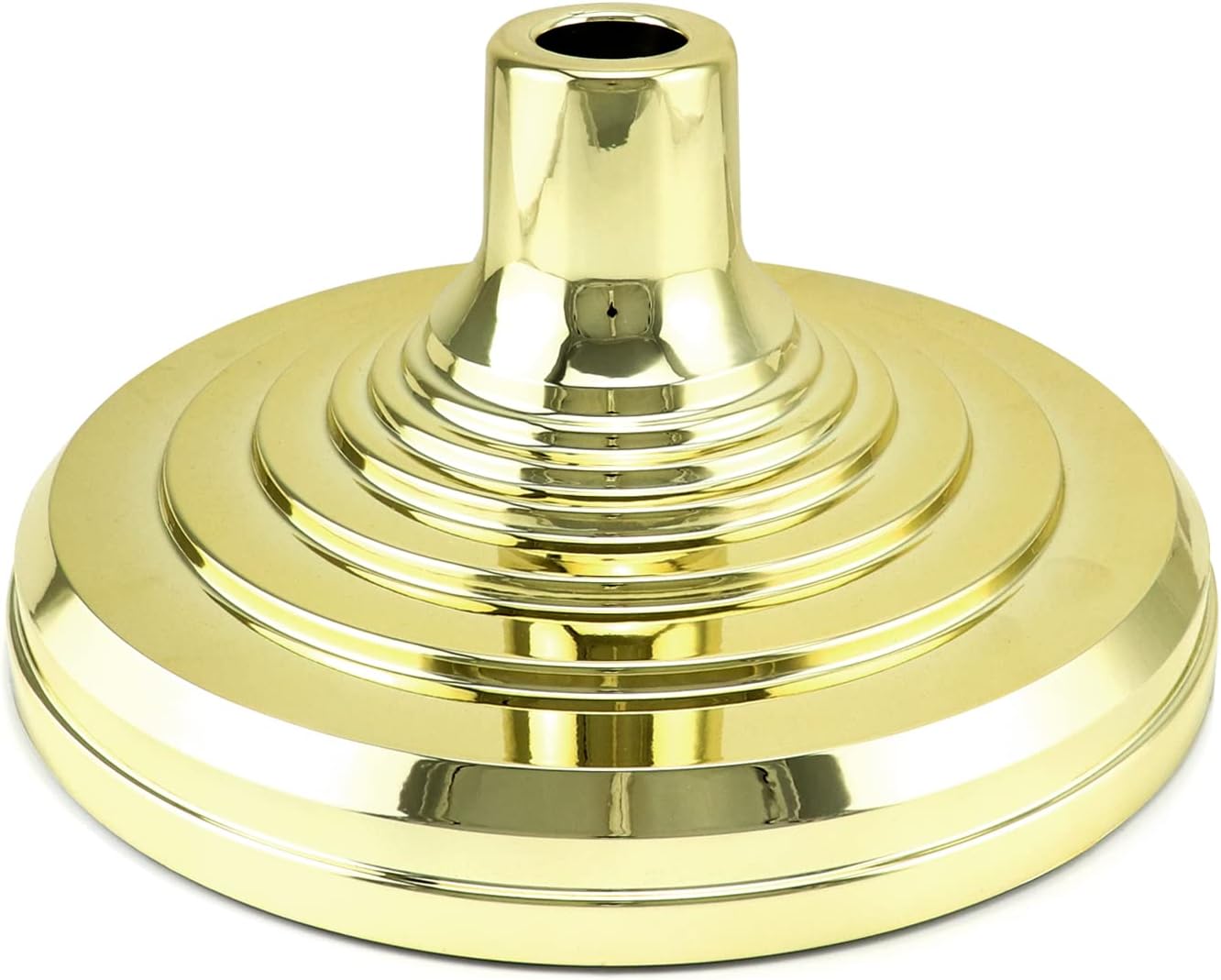 Soporte bandera 2 pzas comp asta 1.3/1.1" color dorado