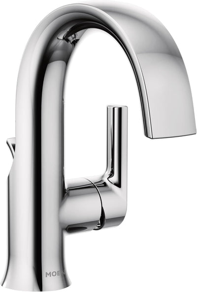 Grifo monomando arco alto cromo flujo laminar baño S6910
