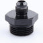 Adaptador montaje aluminio negro -6 a -12 AN