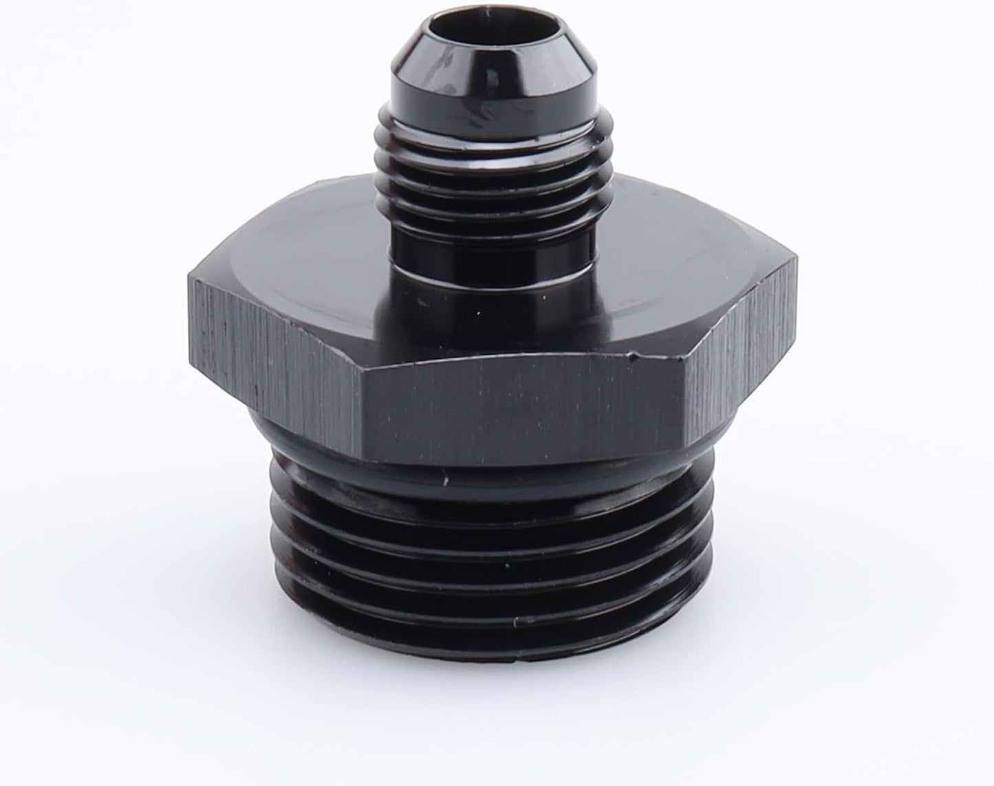 Adaptador montaje aluminio negro -6 a -12 AN