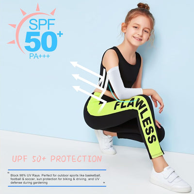 Mangas UPF50 para niños y adultos deporte al aire libre 2/4/6 pares