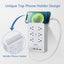 Protector sobretensiones 2 enchufes 4 USB 4.8A pared