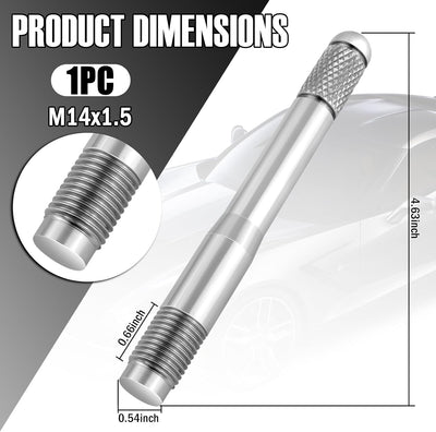Herramienta alineación ruedas M14x1.5 acero inox