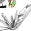 Herramienta 12 en 1 llavero plegable para acampar 3.46x1.46pulg