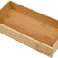 Organiz. cajones bambú bandeja cubiertos oficina 12x5.9"