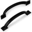 10 Tiradores Gabinete 4pulg Negro Mate Accesorios Alacena