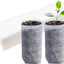 50 Pzas Bolsas Cultivo 10.2pulg Tela No Tejida para Plantas
