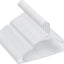 Perchas plástico muescas 50 pzas antideslizantes color blanco