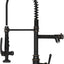 Grifo cocina bronce rociador desplegable doble cabezal