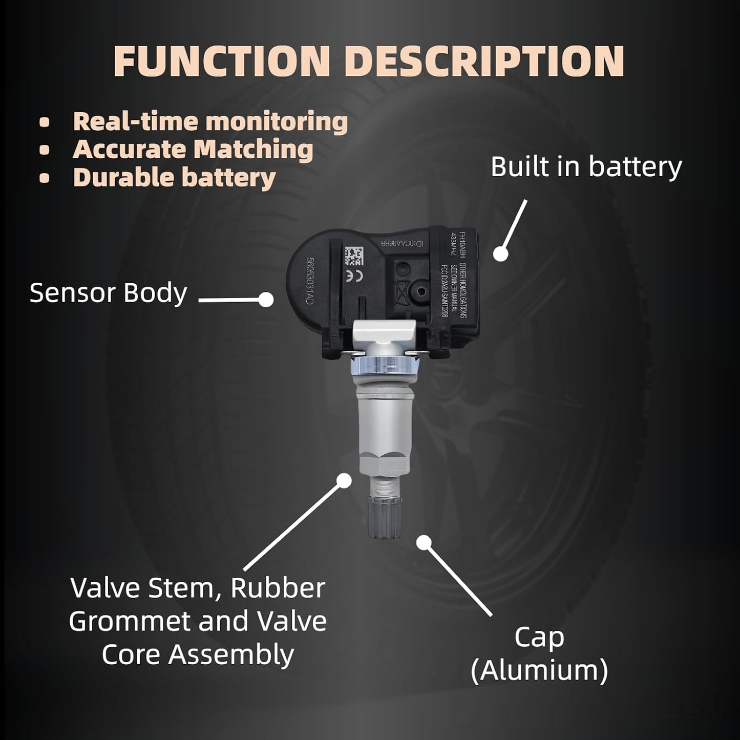 Sensor TPMS comp Sebring Avenger Caliber