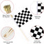 Banderas cuadros para autos carreras 4x6pulg 12uds