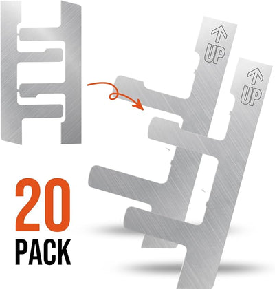 20 Correas Montaje Caja Interruptor Clips F