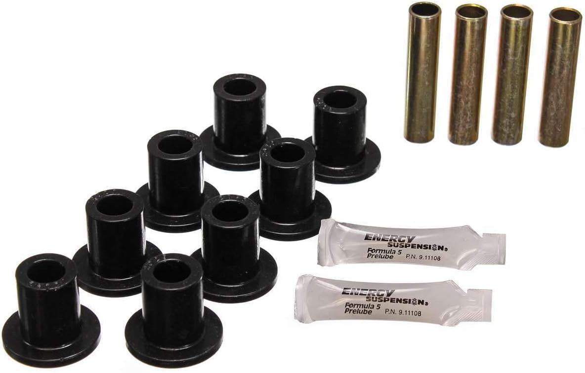 Set bujes resorte hoja frontal negro