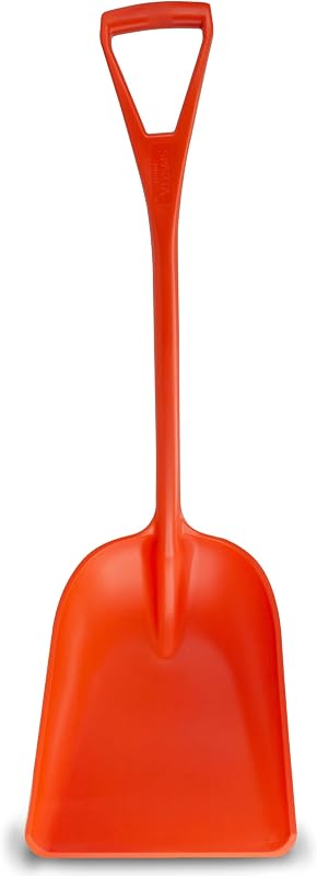 Pala plástica apta para alimentos 14pulg naranja pack 3