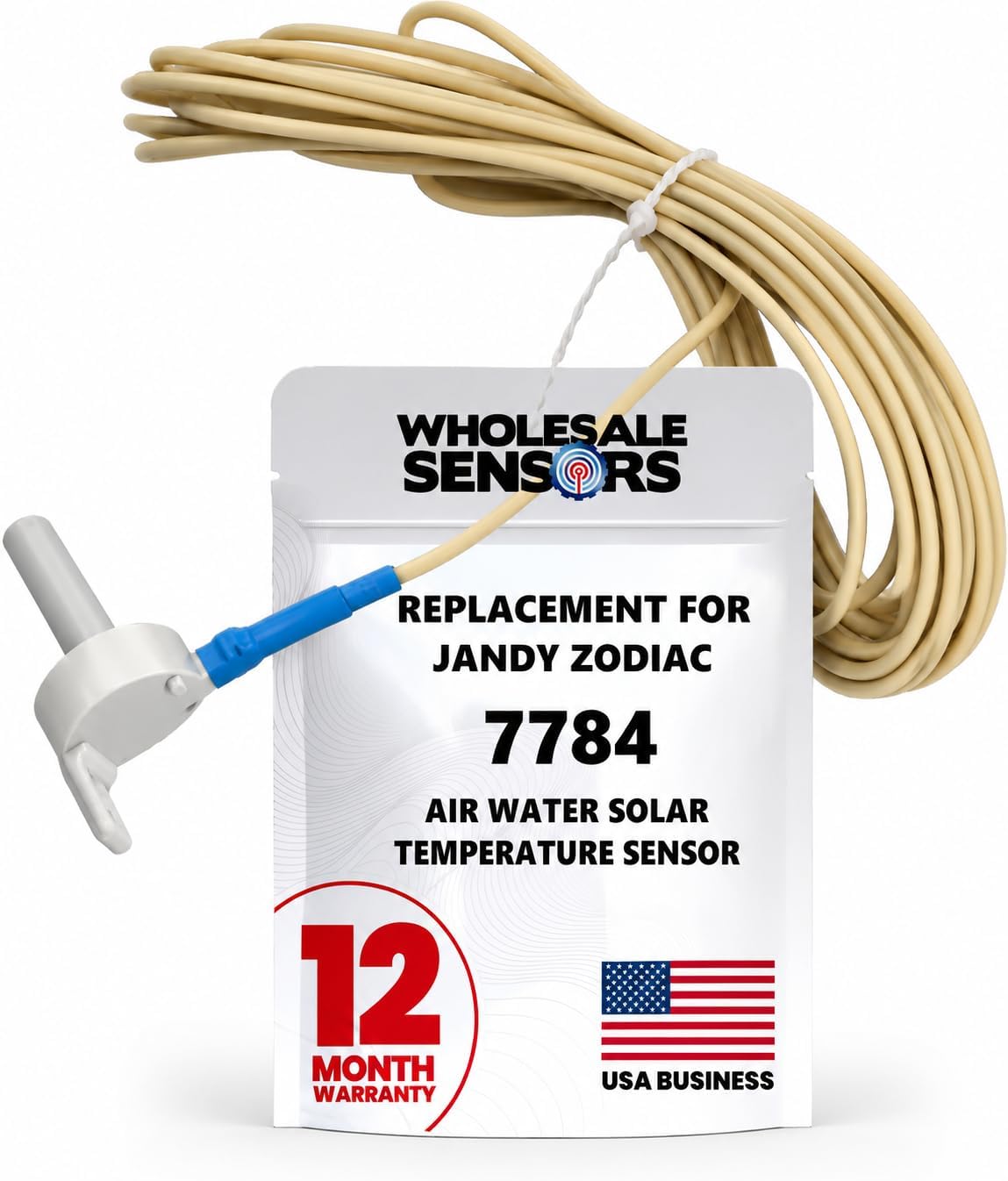 Repuesto sensor temperatura Jandy Zodiac 7784 comp AquaLink