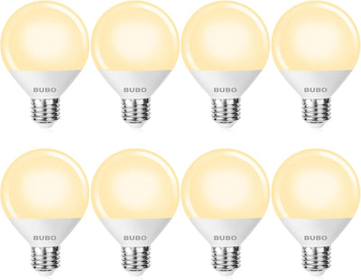 Bombilla LED G25 blanco suave 2700K 800lm E26 7W
