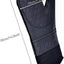 Guantes horno silicona acolchados 2 pzas 14.2pulg negro