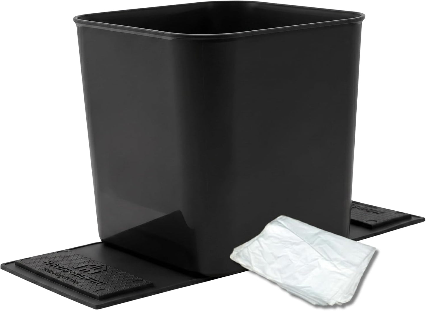 Papelera auto compacta 1.4gal solapa antiderrap