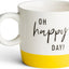 Taza cerámica inspiradora 16oz color blanco