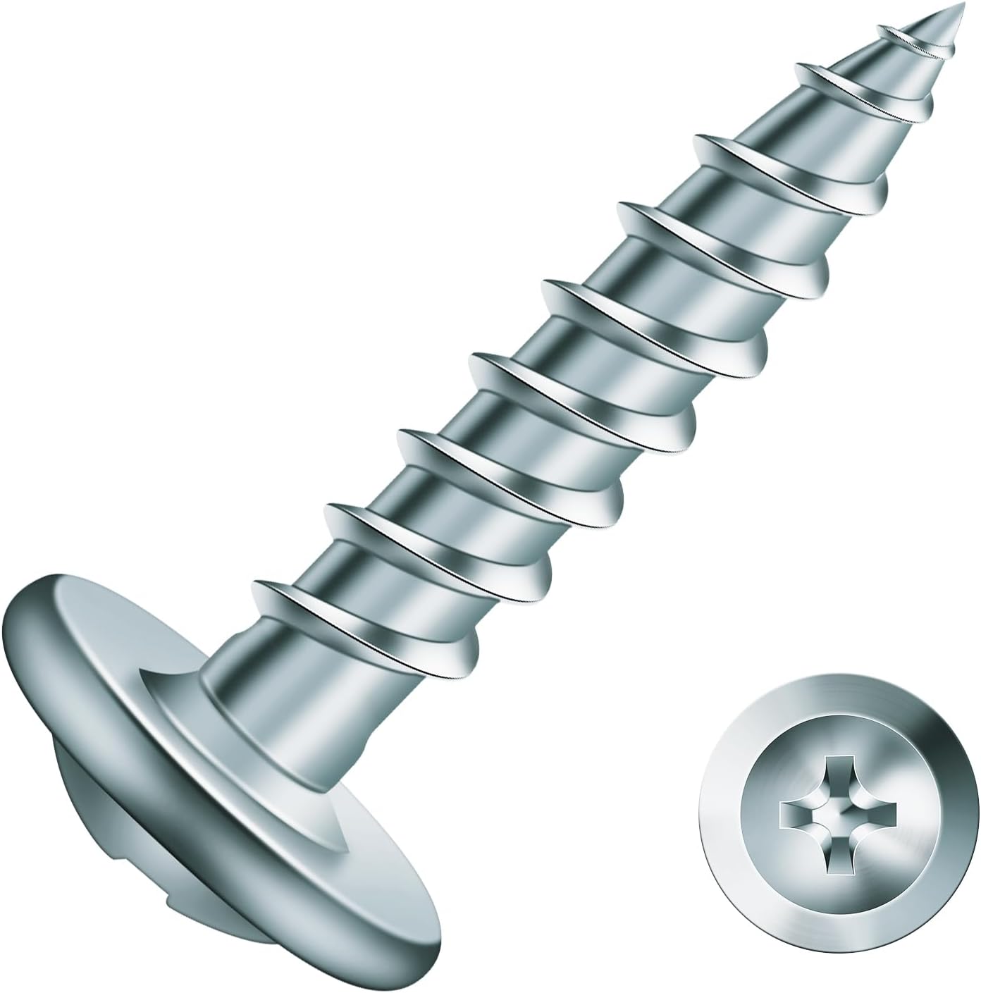 Tornillo madera #8x3/4 250pzas acero aleación cabeza armadura